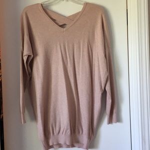 Light pink oversized sweater